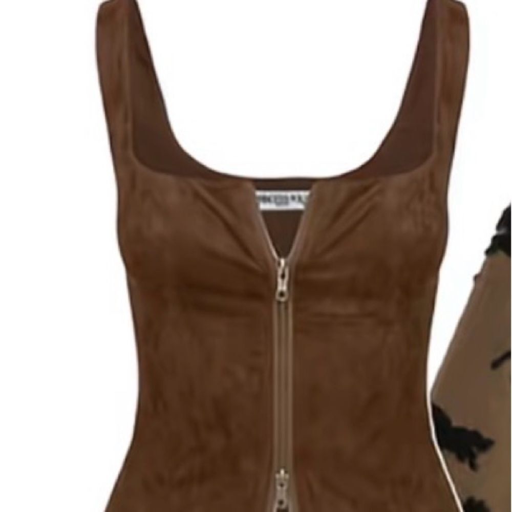 Good American Fuchsia Always Fits Plisse Pleated Button Down Blouse Size 5/6 NWT - Picture 12 of 13